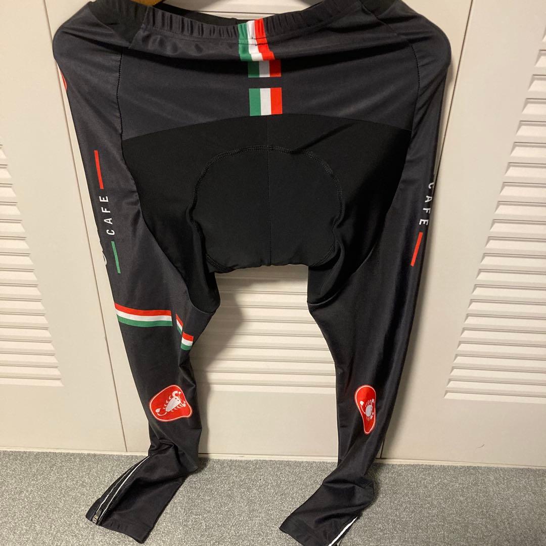 美品】Castelli Cafe サイクルジャージ S ブラックセットアップ