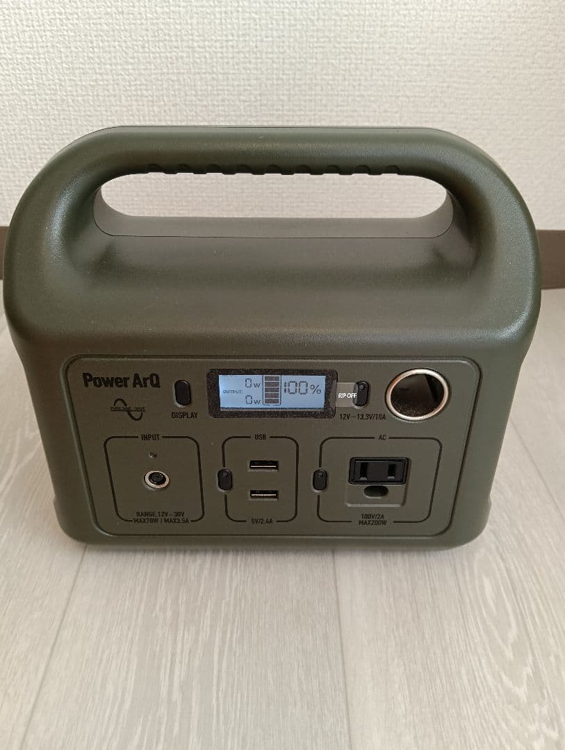 POWER Arq mini 346 非常用電源ポータブル電源300wh ポータブル電源 PowerArQ mini 2 300Wh Smart Tap / 冒険に、あなた