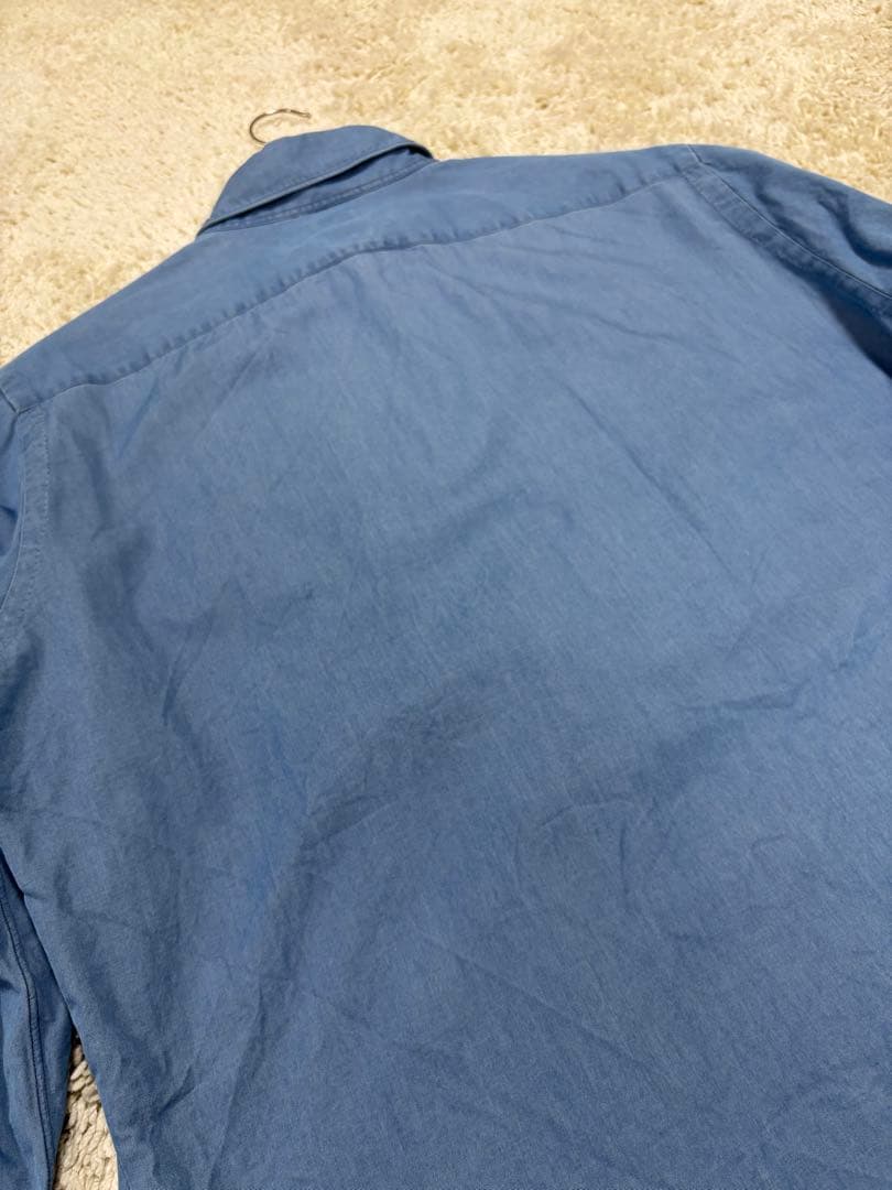 Finamore デニムシャツ/SIMONE(シモーネ) ユーズドブルー XL - メルカリ