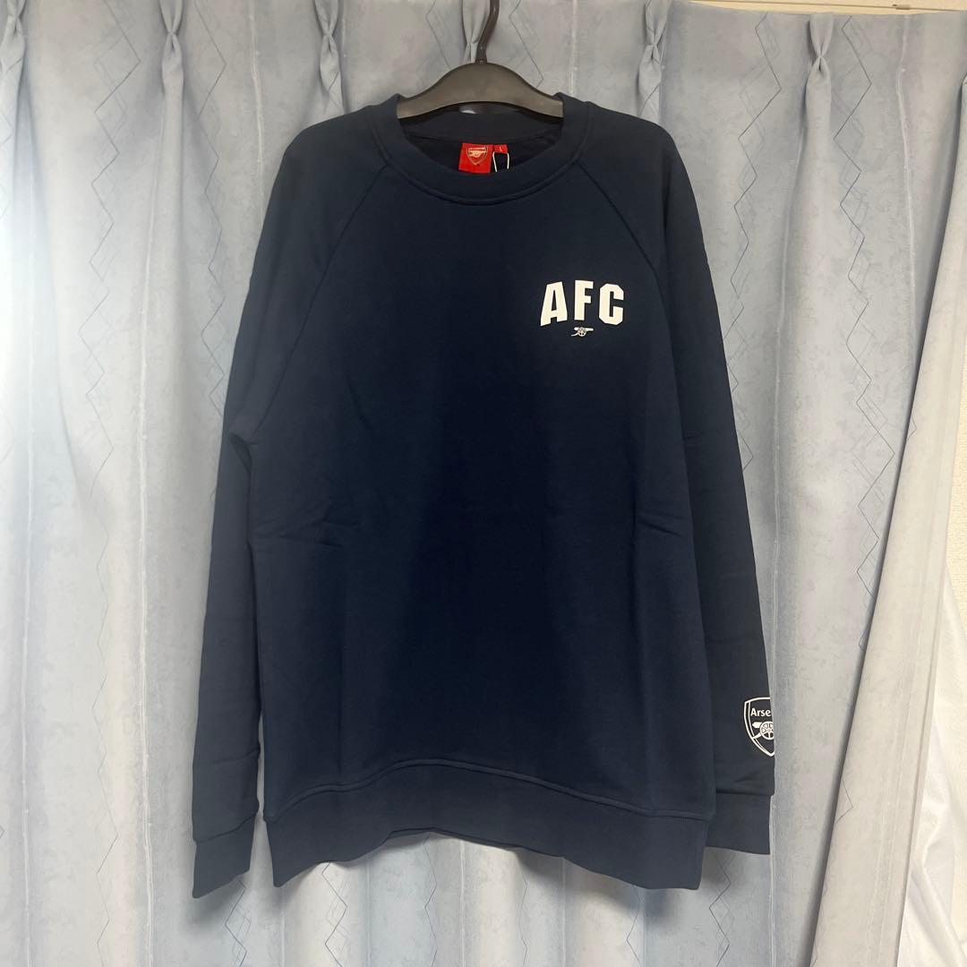 公式ライセンス】アーセナルFC ビッグロゴ スウェット ネイビー L