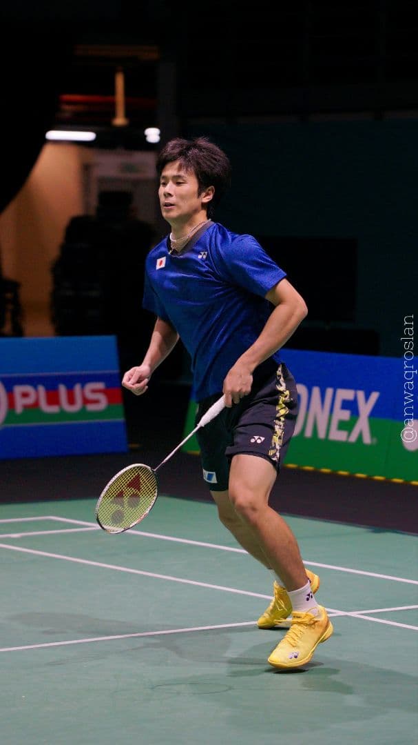 YONEXヨネックス日本代表選手支給品 桃田賢斗 志田千陽選手 トナミ練習