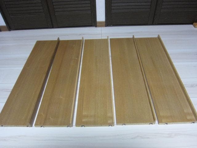 MUJI /無印良品 オーク材薄型ラック 奥行21cm 廃盤商品 棚・ラック