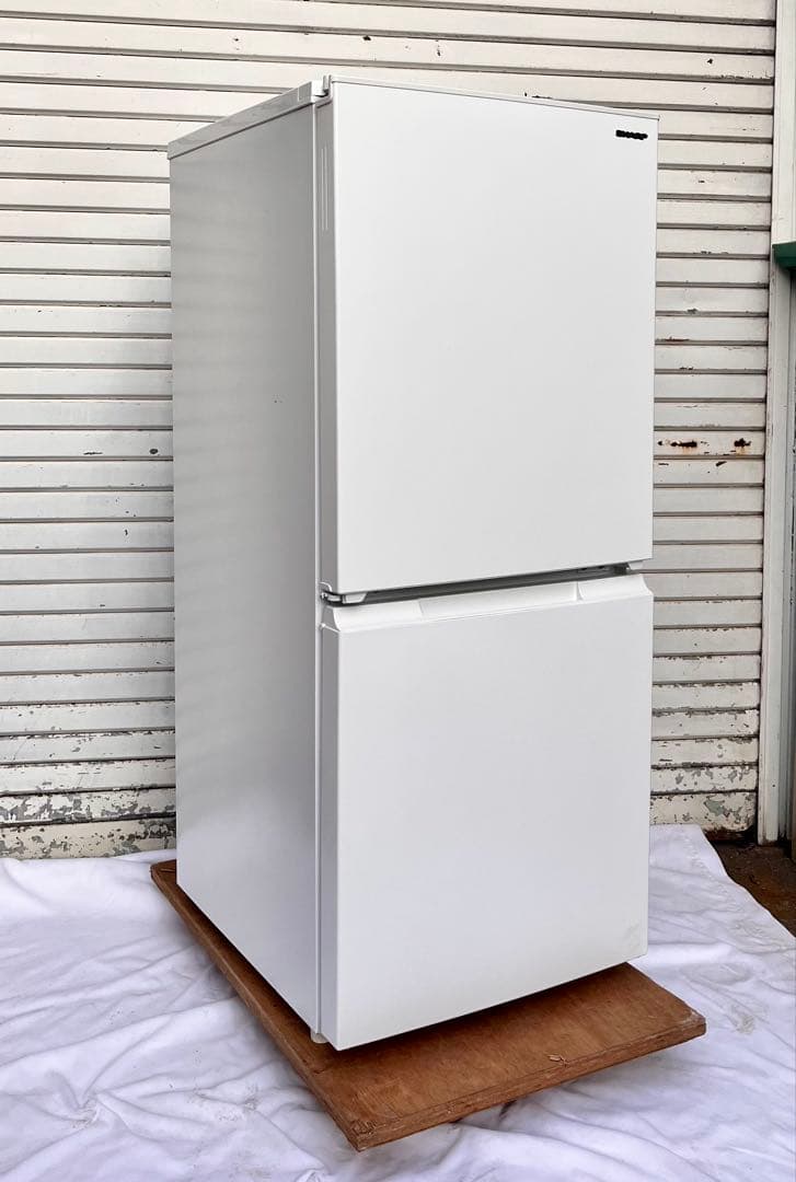 ②【送料無料】SHARP 冷蔵庫 152L SJ-D15K-W 2023年 シャープ SJ-D15K 冷蔵庫 152L どっちもドア マットホワイト【DD