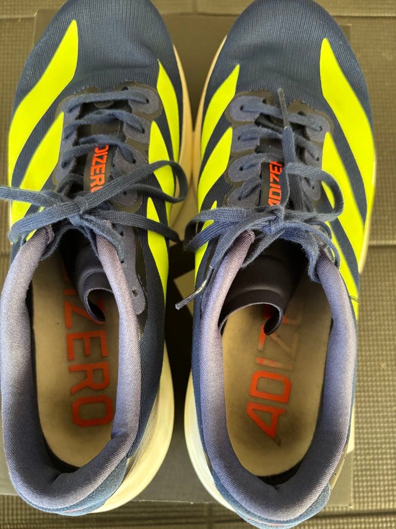 adidas ADIZERO EVOSL ネイビー/ライム　26.5cm