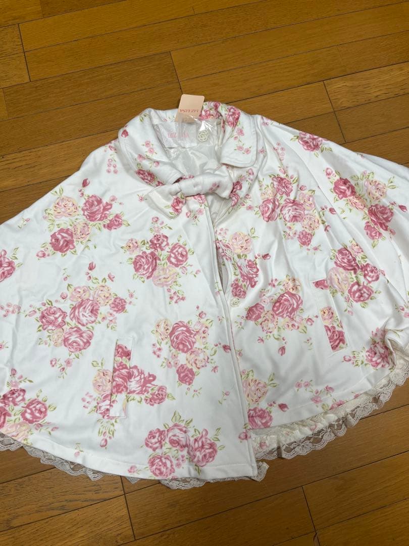LIZ LISA リズリサ ポンチョ 花柄 薔薇柄 平成ギャル y2k リ