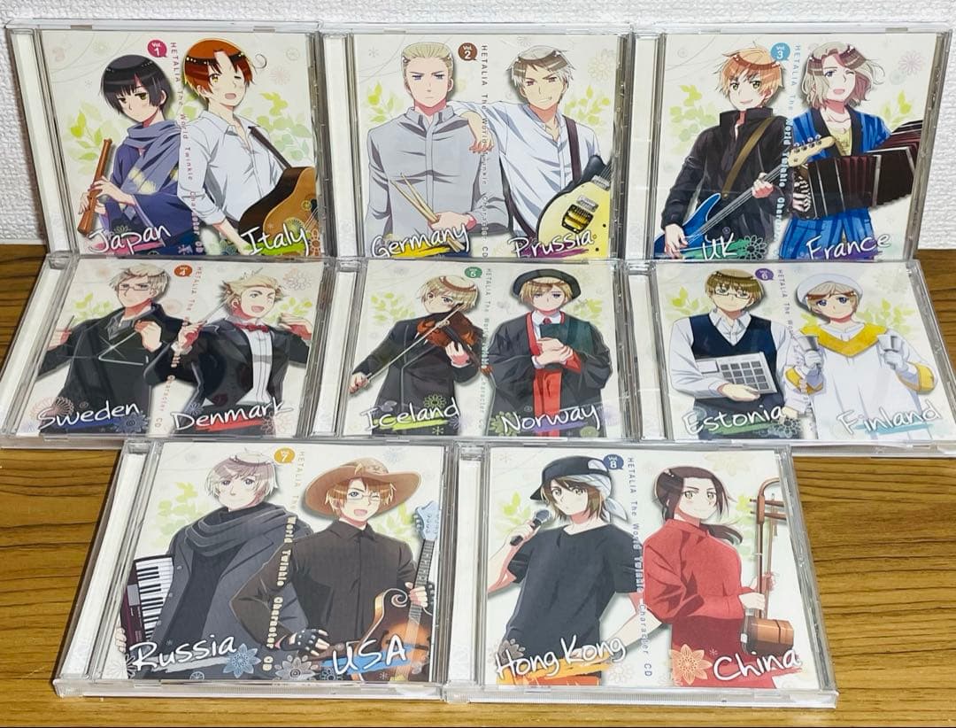 全巻特典カード付き】ヘタリア TheWorldTwinkle キャラクターCDの通販