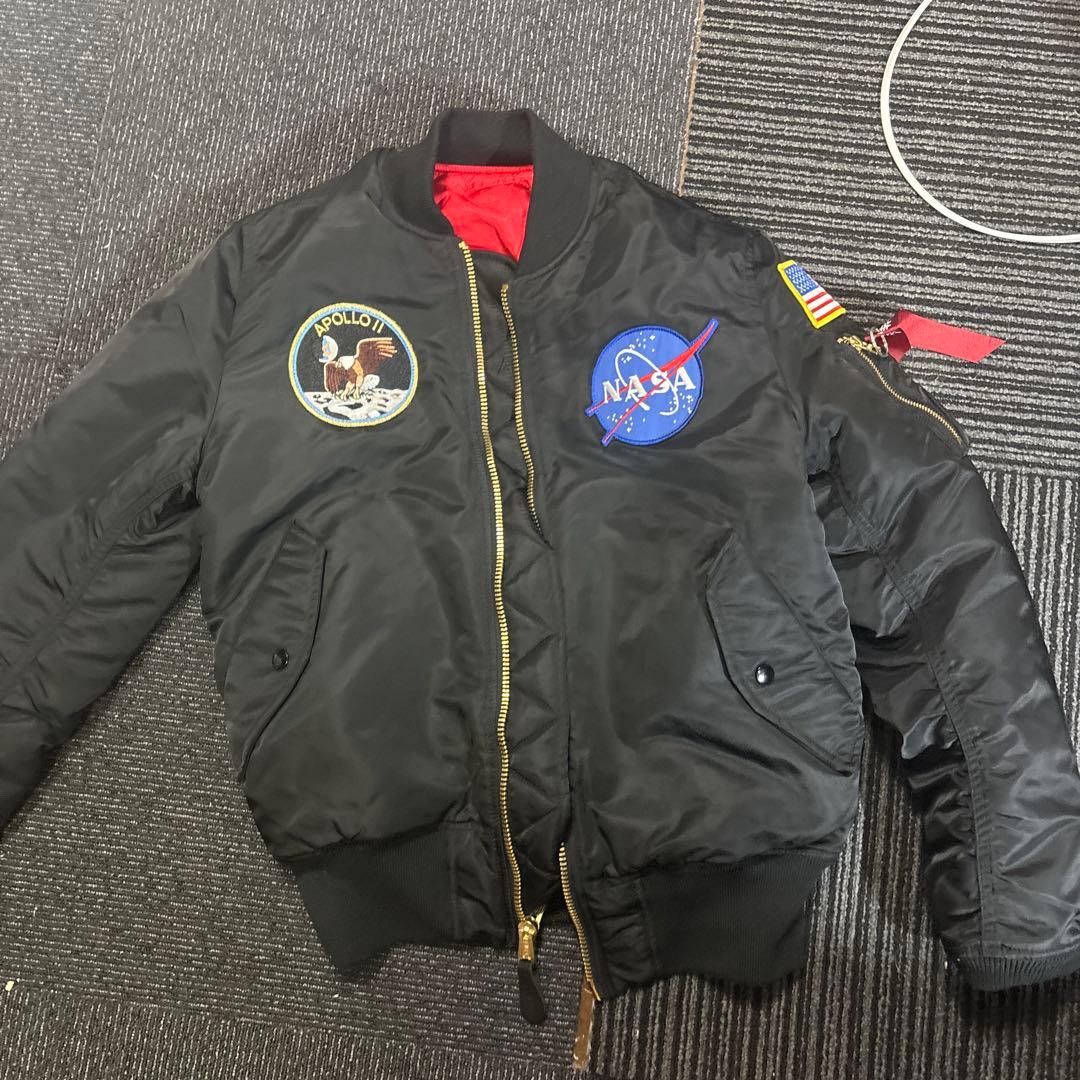 NASA Apollo II MA-1ジャケット Alpha Industries MA-1 NASA Apollo II [ Men's MEDIUM ] Flight