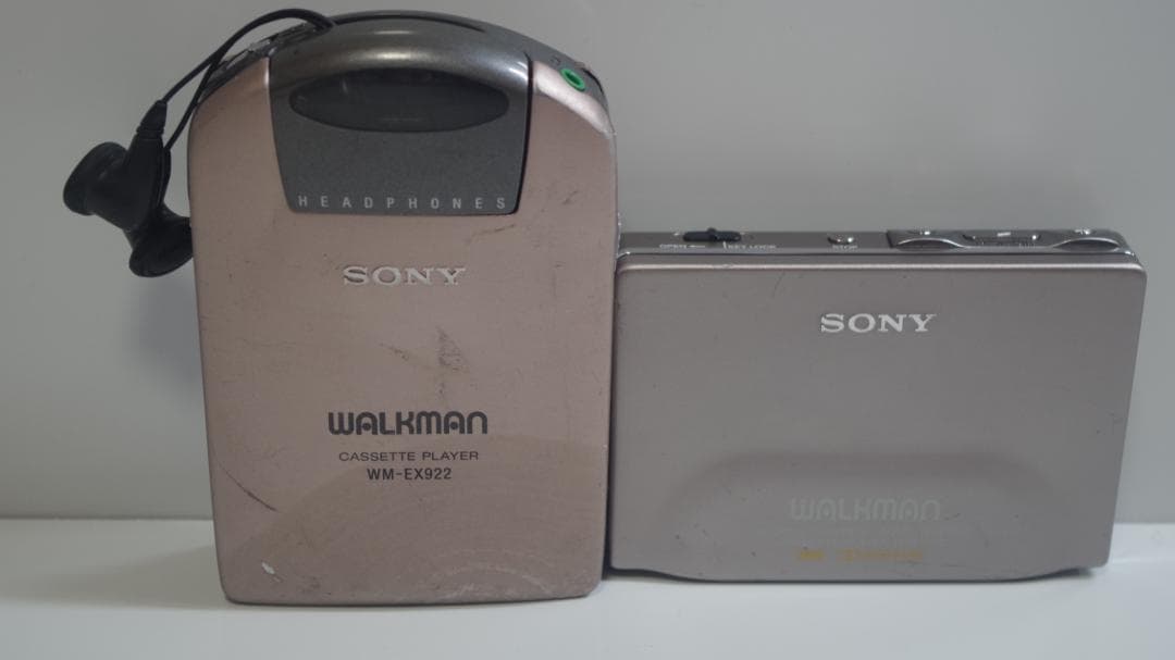 T0800 SONY WM-EX922/WM-701C ジャンク Sony WM-701C Walkman Portable Cassette Player Silver Dolby B C