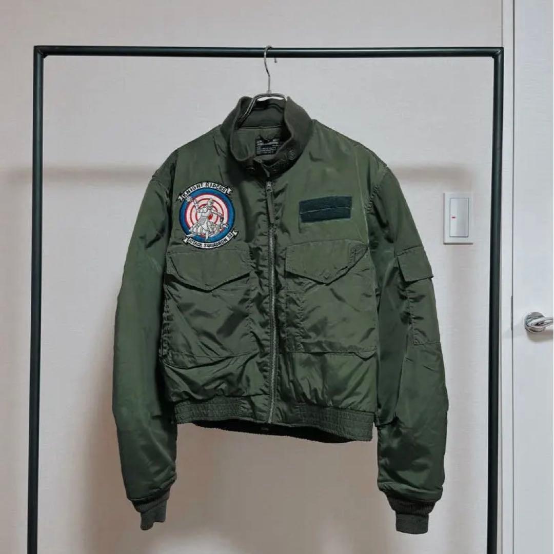 【希少】60's 米軍実物 WEPジャケット G-8 パッチ付 ヴィンテージ 60s US NAVY WEP G-8 JACKET WITH SQD PATCH SIZE 44 REGULAR - MATIN