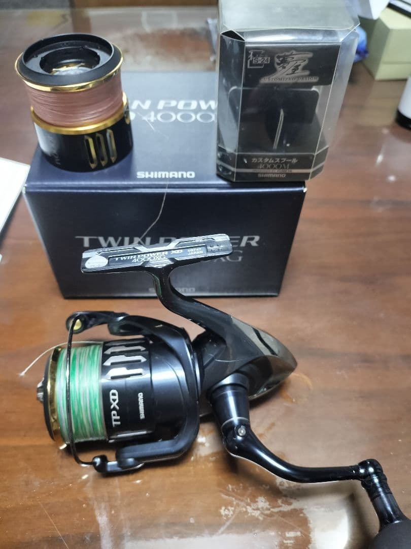 夢屋スプール付き)17ツインパワー XD 4000XG スピニングリール