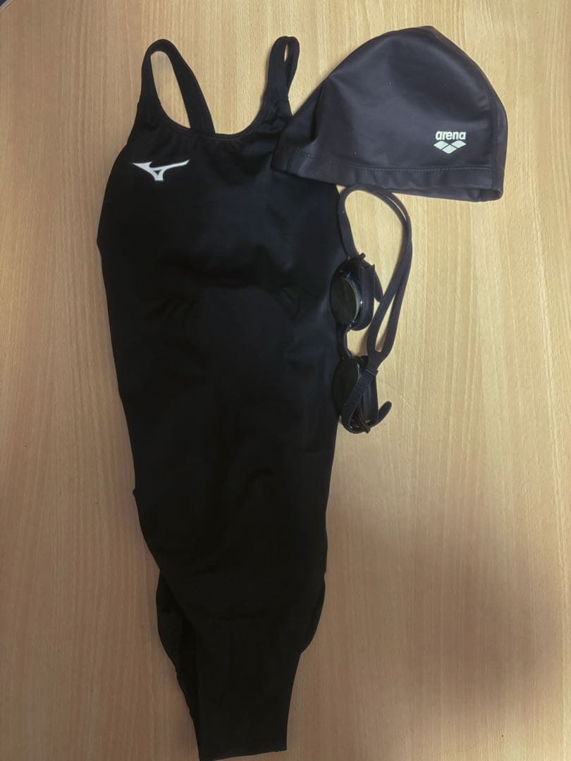 競泳水着　セット MIZUNO（ミズノ） 競泳水着 ジュニア女子 練習用 エクサースーツ