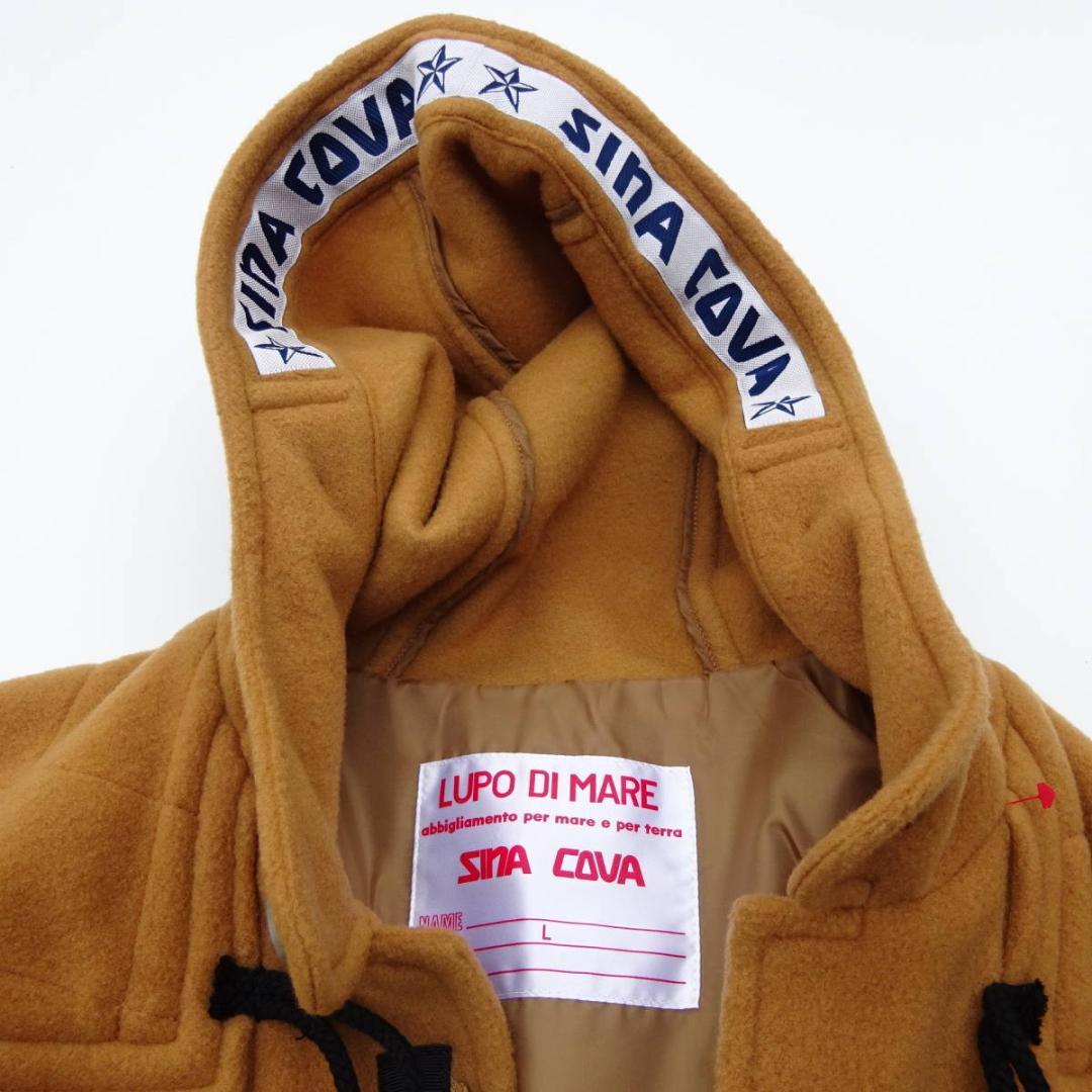 美品 SINA COVA LUPO DI MARE シナコバ ダッフルコートL