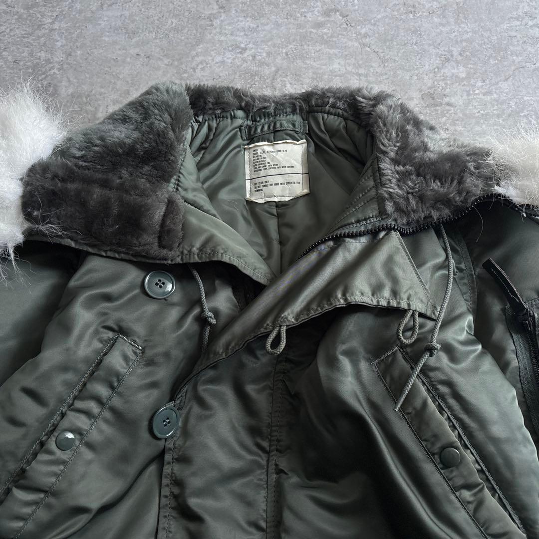 80's□USA製□ALPHA INDUSTRIES【S】N-2B 短丈 Y2K