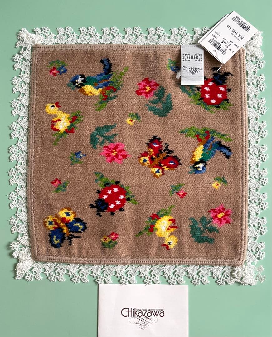 新品タグ付3枚set⭐️FEILER×近沢レース ハイジ 3color 近沢コラボ