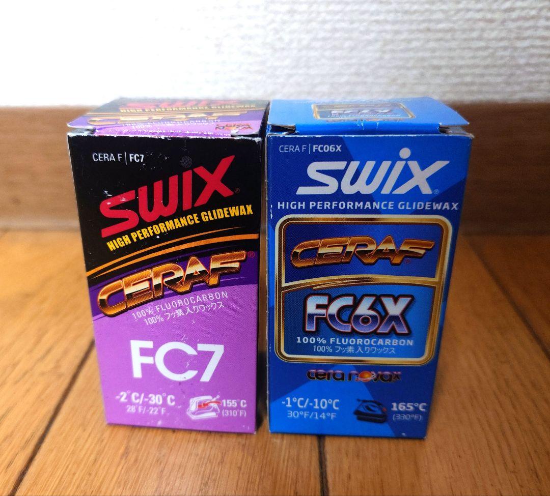 SWIX CERAF 5本セット 100%フッ素入り ワックス - スキー