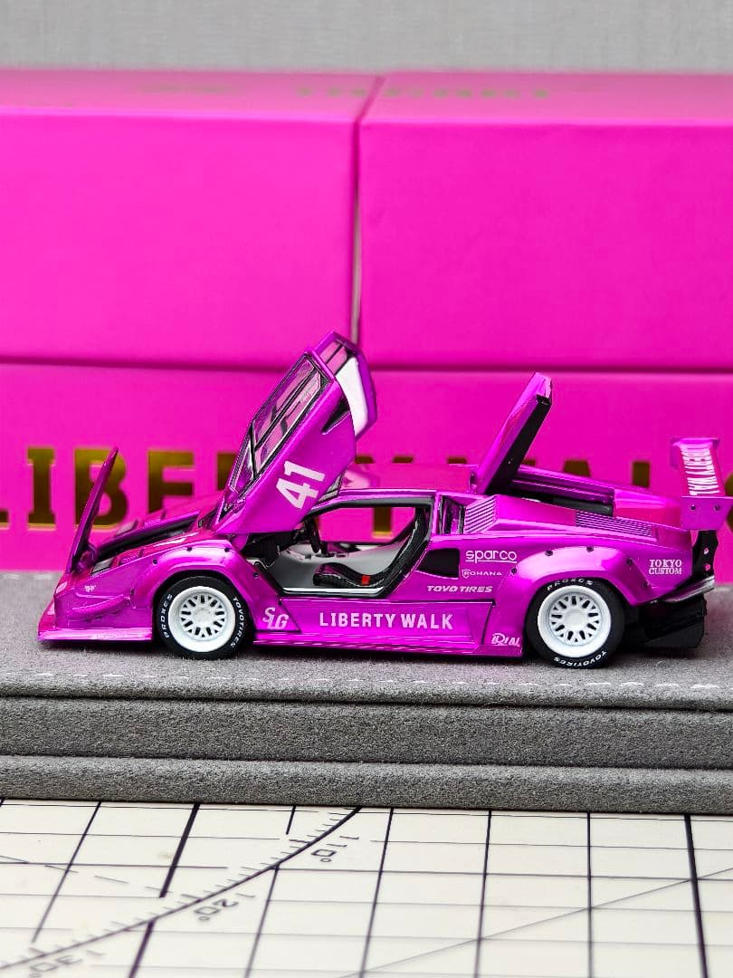 TOPART 1/64 限定 LBWK ランボルギーニ カウンタック 合金開閉 - メルカリ