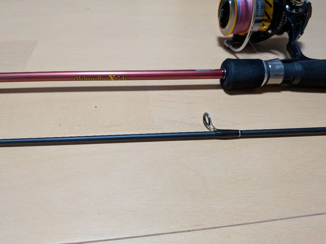 メバリング アジング ロッド リール ダイワ レブロス 本体 セット