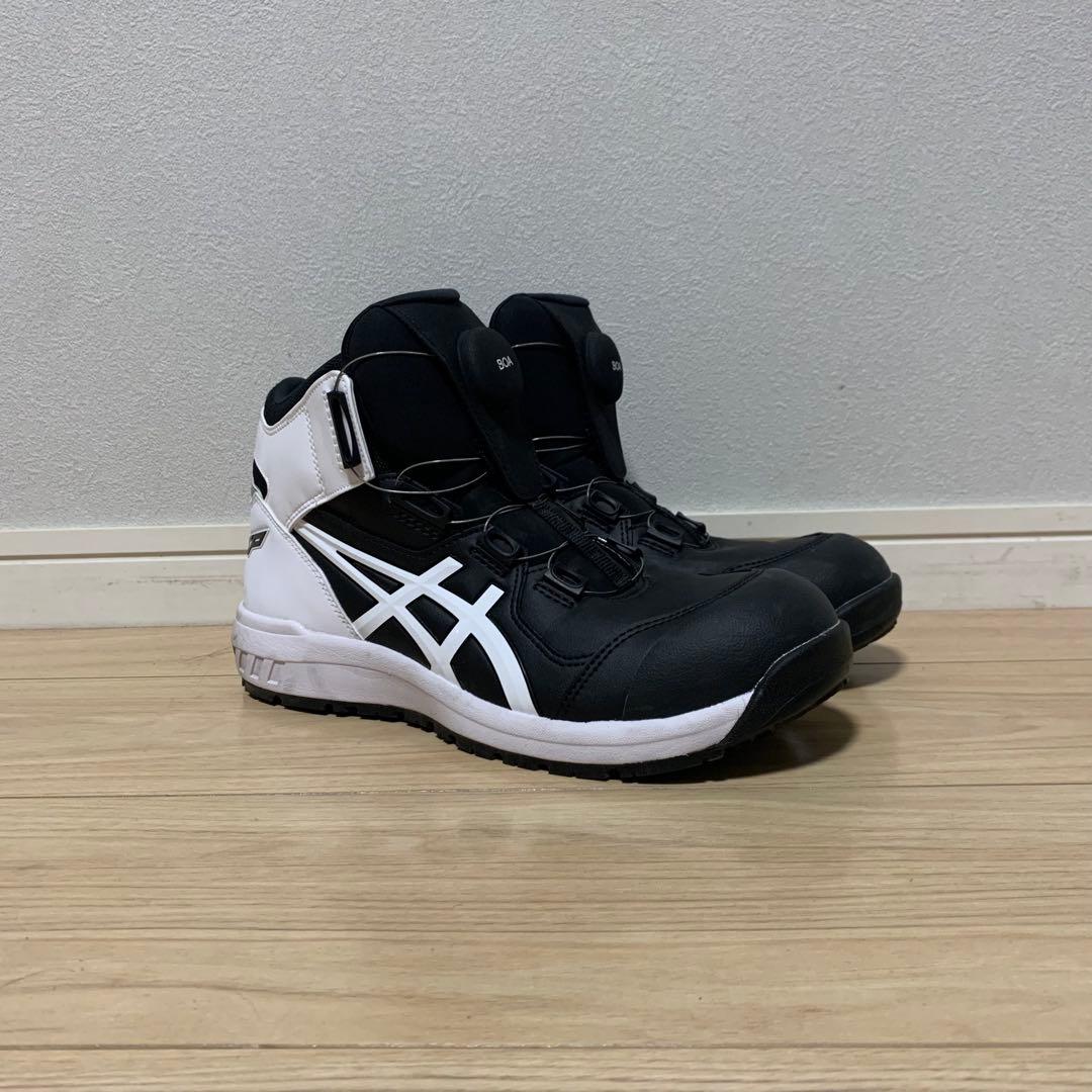 【美品】アシックス ウィンジョブ CP304 BOA 安全靴 ASICS（アシックス） 安全靴 ハイカット おしゃれ ウィンジョブ CP304