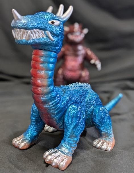 ゼロン＆ミドロン（マスダヤ復刻）「スペクトルマン」登場怪獣ソフビ2