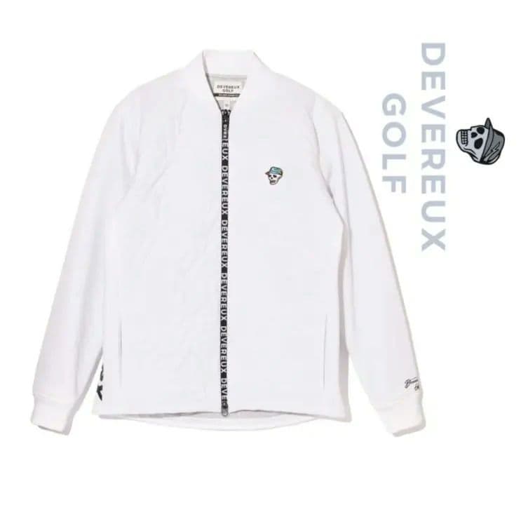 新品タグ付【デヴァローゴルフ】DVRX中綿キルトFull Zip ジャケット M DVRX中綿キルトFull Zip JK 763474103-BLACK