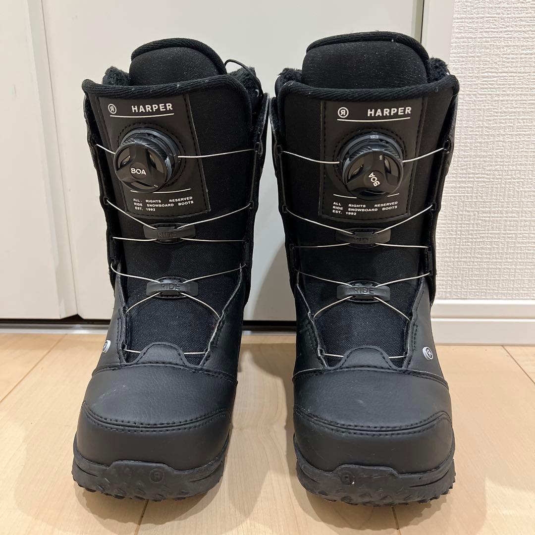 【超美品_即日発送】RIDE スノボブーツ　HARPER BOA　22.0cm