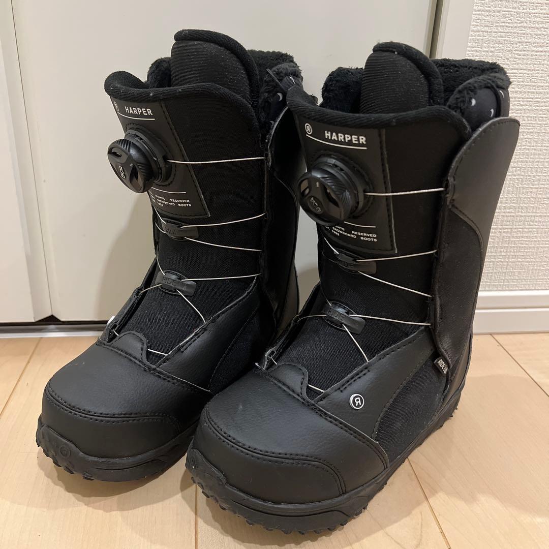 【超美品_即日発送】RIDE スノボブーツ　HARPER BOA　22.0cm