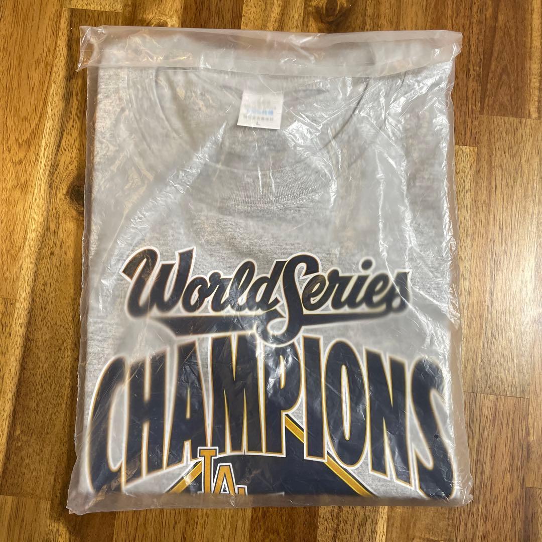 ロサンゼルス・ドジャース 2025年 ワールドシリーズチャンピオンTシャツ L 2025 ナショナルリーグ西地区チャンピオン 海外取寄 ナイキ Tシャツ