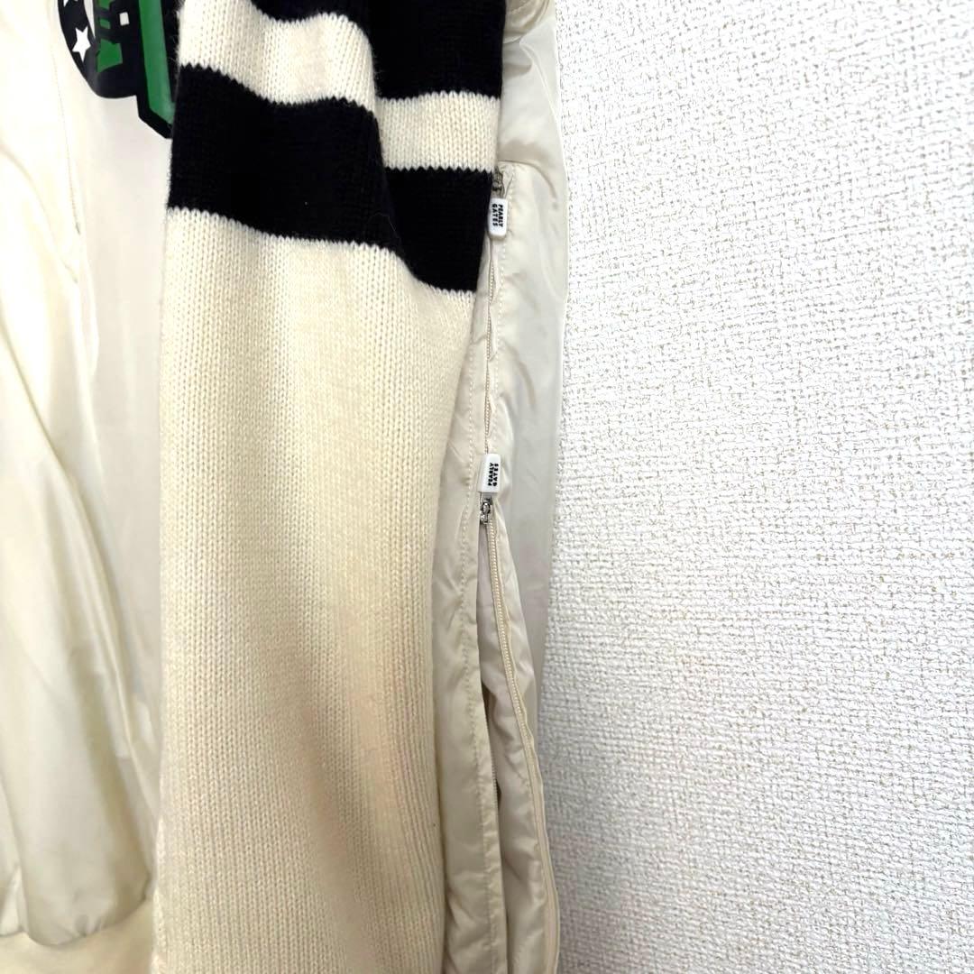 パーリーゲイツ ハーフジップ 中綿 ブルゾン ニット切り替え 大きい