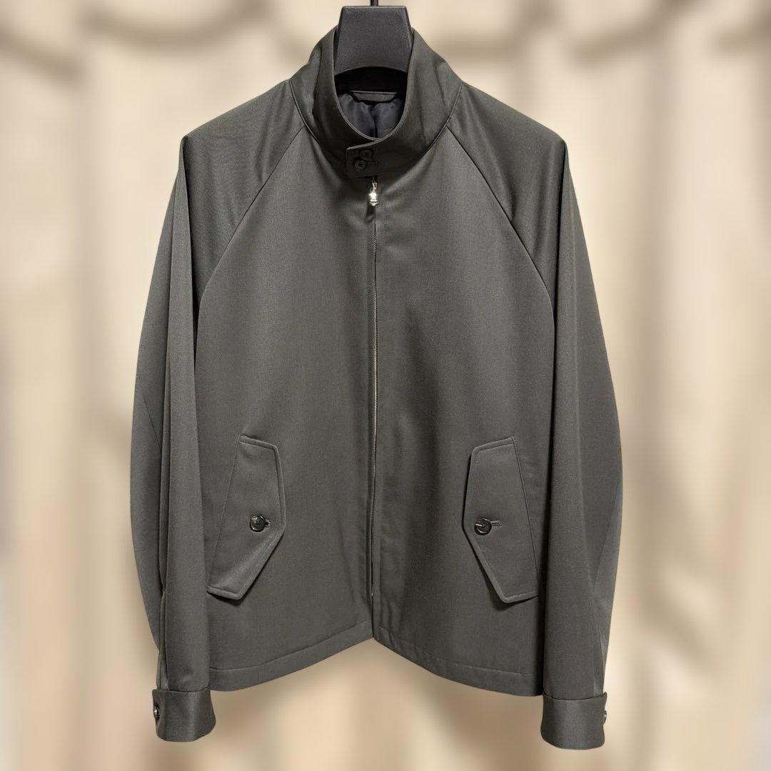 The CLASIK ハリントンジャケット　サイズ46 グレー　カーキ The CLASIK / ザ クラシック】 HARRINGTON - KHAKI / PARK ONLINE STORE