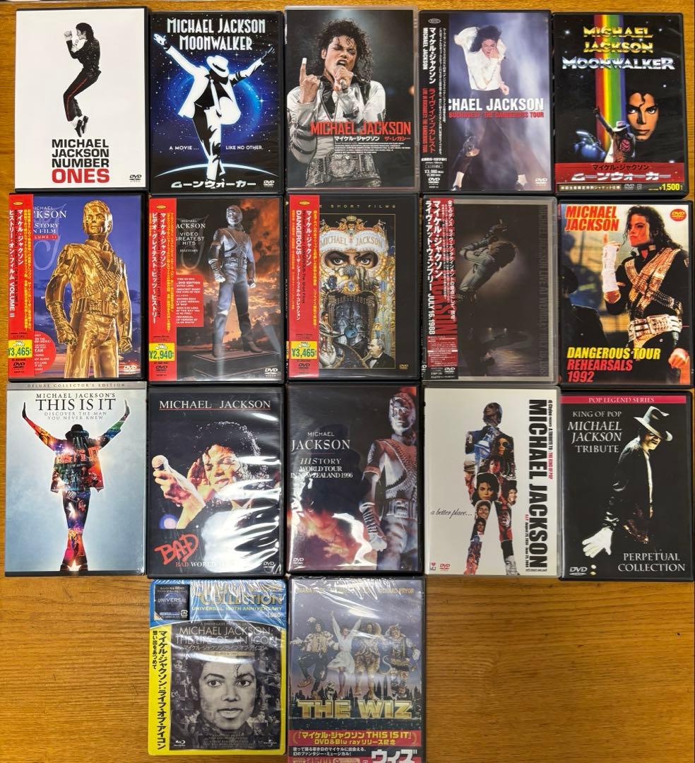 マイケルジャクソン　DVD まとめ売り マイケルジャクソンDVD - メルカリ
