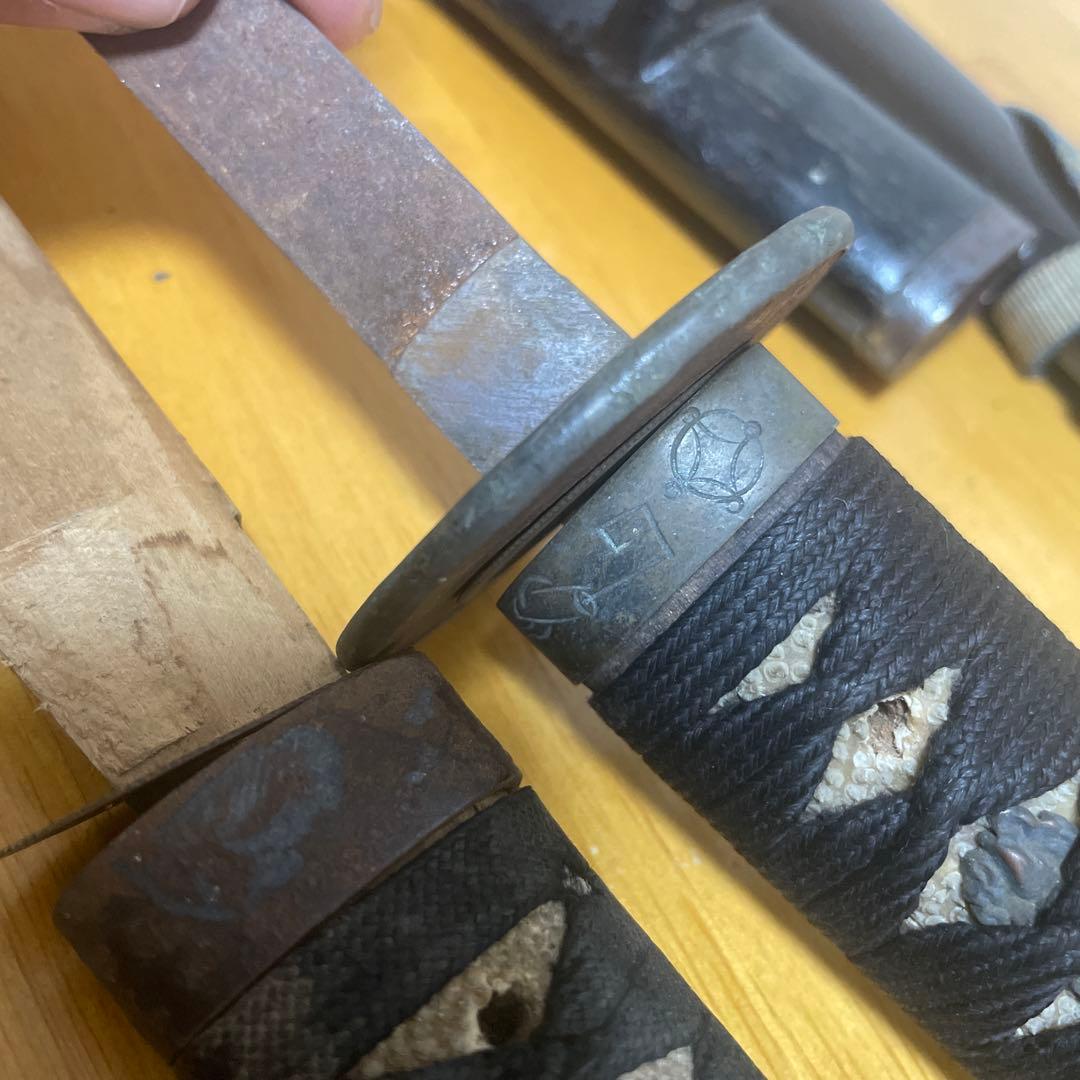 蔵出 江戸時代 大小 拵 残欠 木製つなぎ付