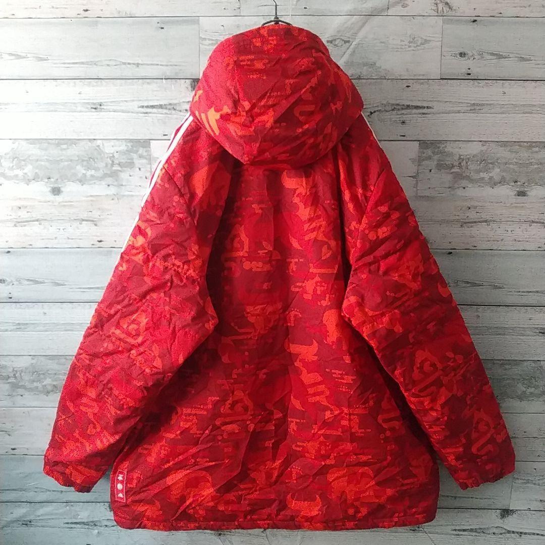 幻サイズ☆アディダス アーセナルFC 刺繍 中綿 ナイロンジャケット 6XO