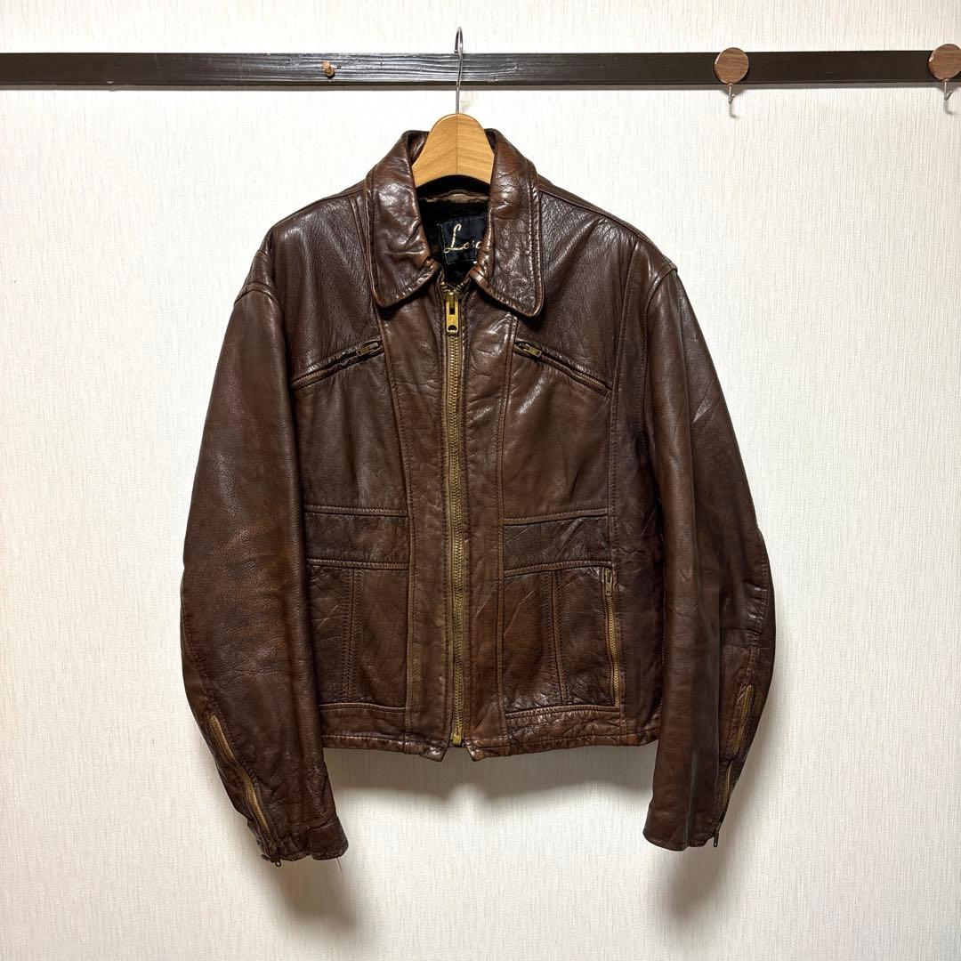 70's ヴィンテージ lesco トミー・ゲレロ着 シングル レザージャケット