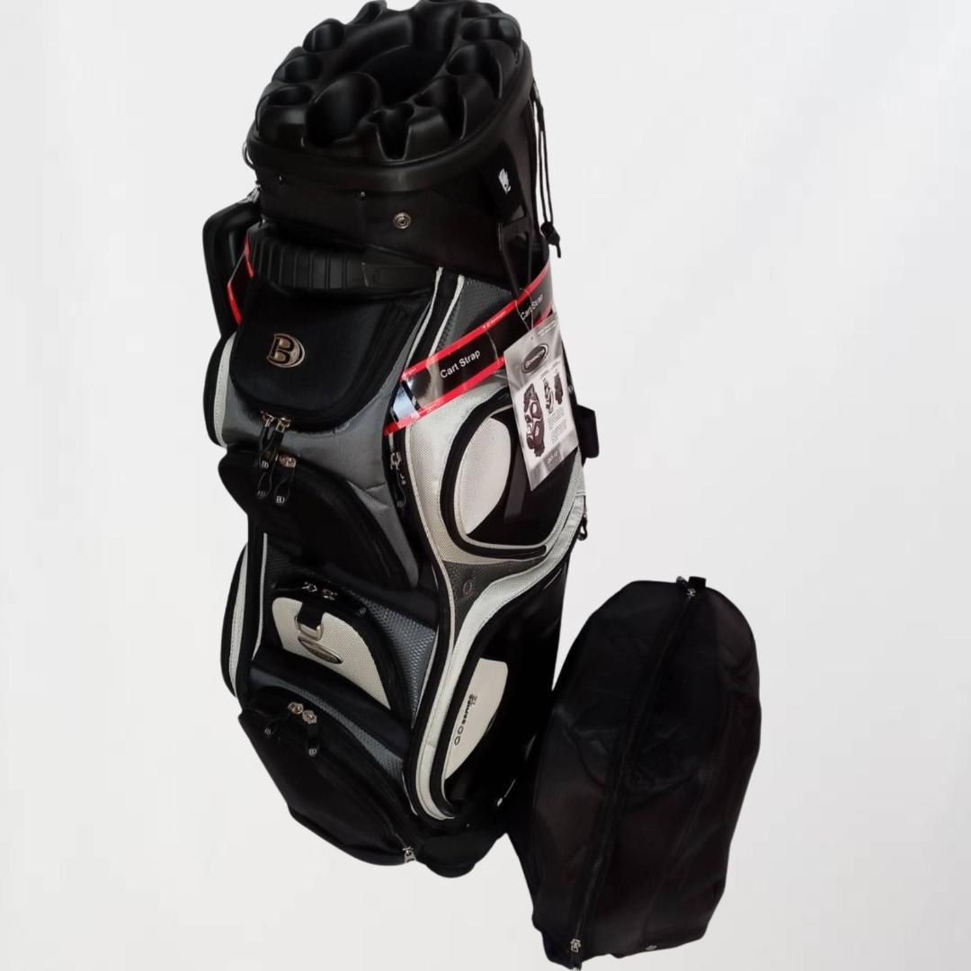 BENNINGTON ベニントン 15分割 キャディバッグ ブラック&シルバー