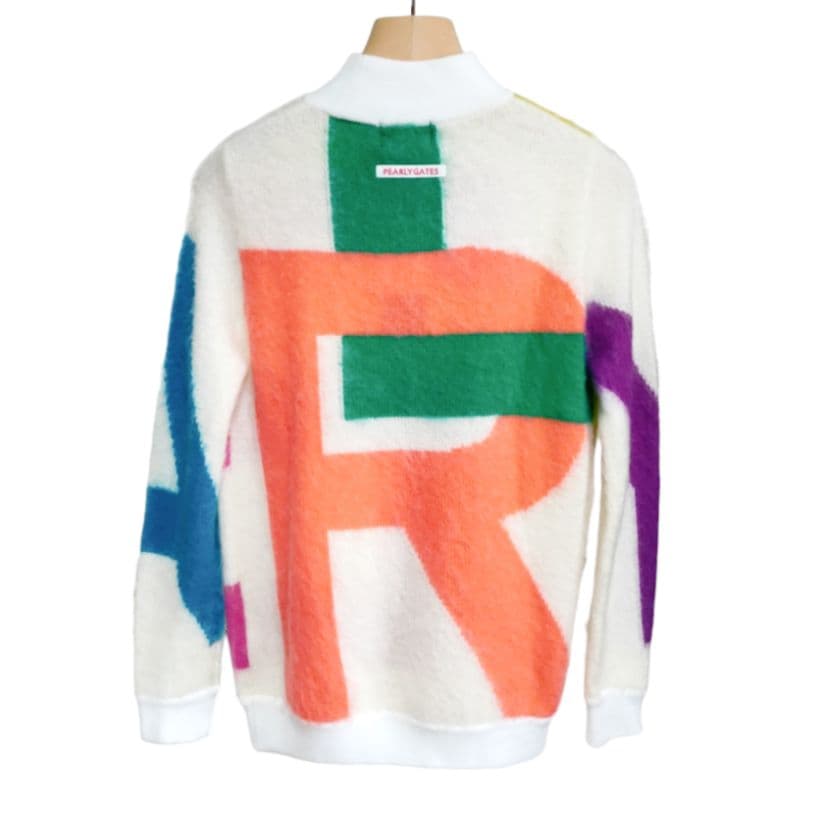 ト*)様 新品7万円 パーリーゲイツ モヘアニット＆スカート ふわふわ