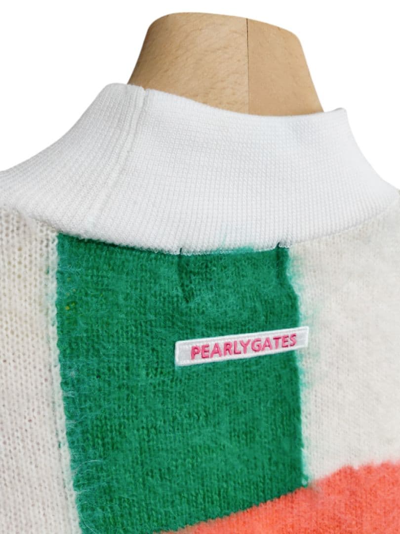 ト*)様 新品7万円 パーリーゲイツ モヘアニット＆スカート ふわふわ