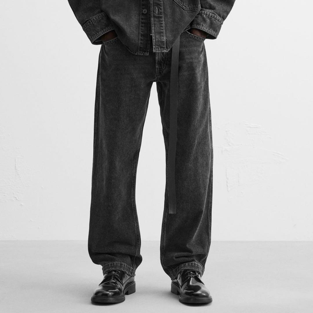 ZARA バギーフィット デニムパンツ EU40(JP31) - メルカリ