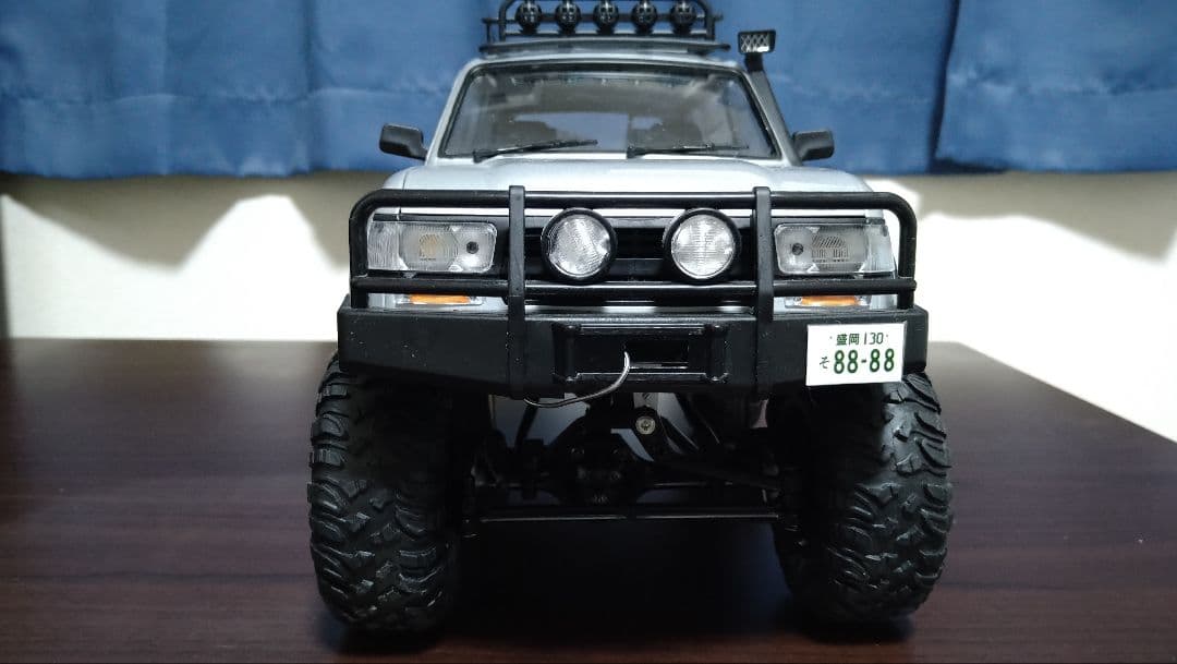 WPL C24改 C54..1 ランクル80ボディ搭載 製作車 1/16