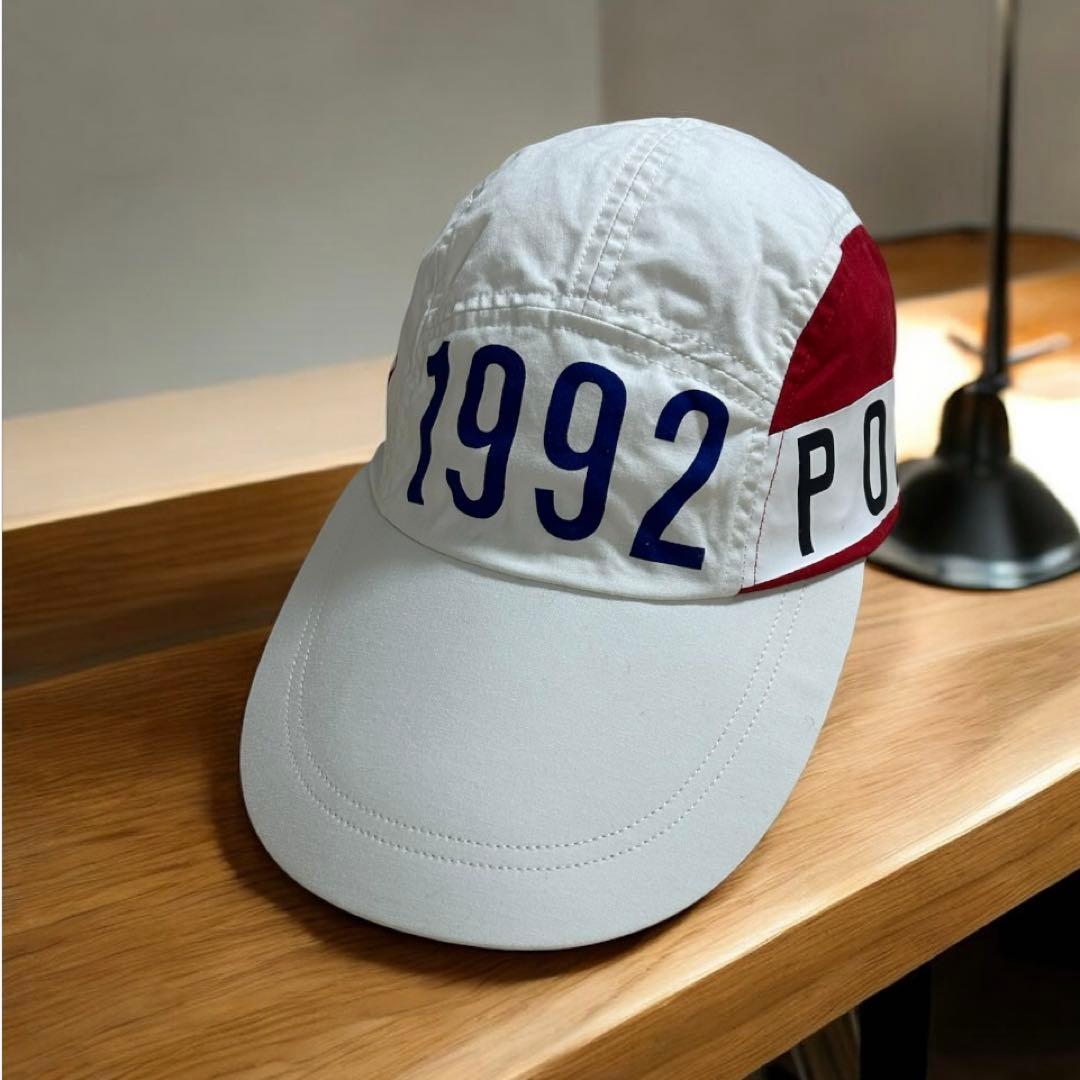 美品❗️Polo Stadium 1992 Long-Bill Cap 白 - メルカリ