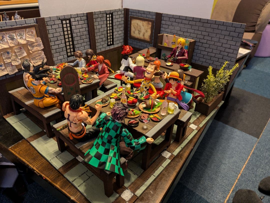 送料込み・即日発送】ジオラマ 1/12サイズ ギルド 酒場 異世界 ⑥