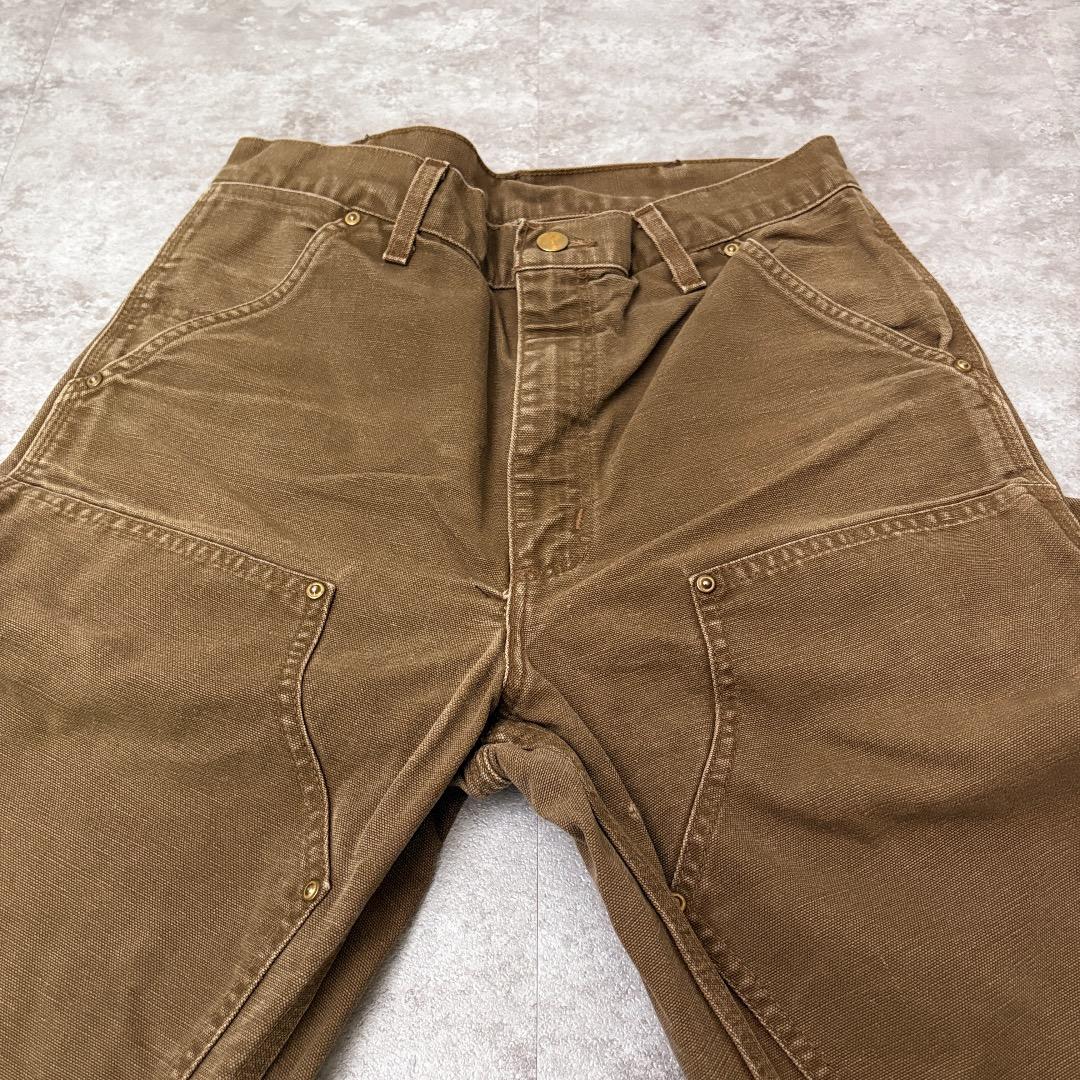 80-90s 星タグ USA製 ブラウン ダブルニー カーハート - メルカリ