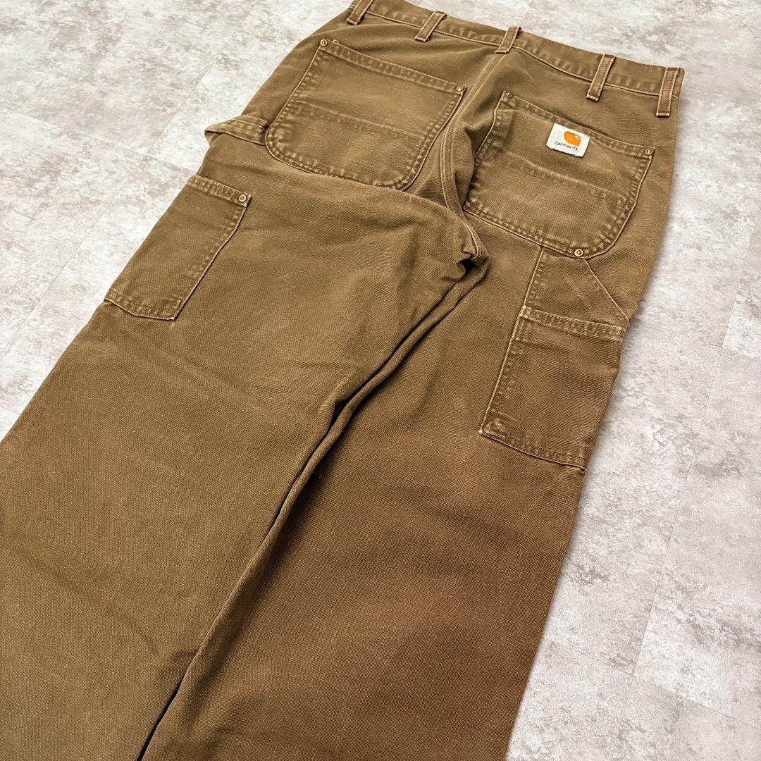 80-90s 星タグ USA製 ブラウン ダブルニー カーハート - メルカリ