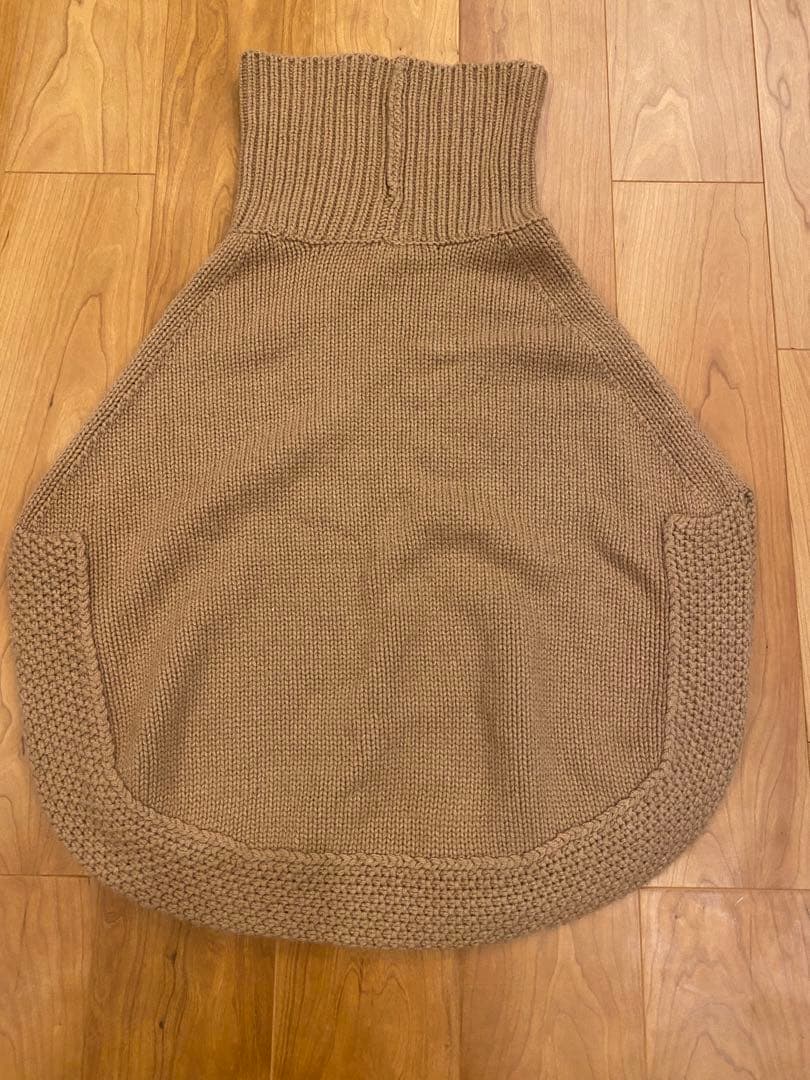 お値下げ❤️GUCCI ベージュ ニットポンチョ