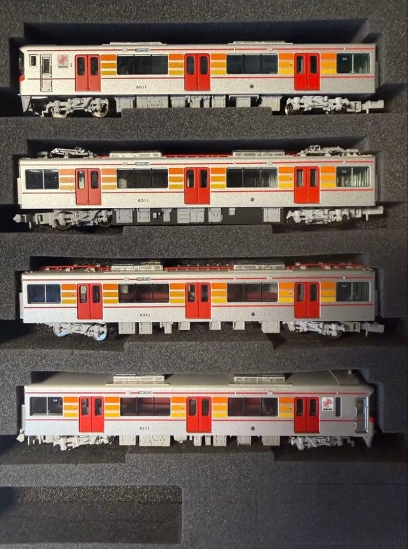 ポポンデッタ 山陽6000系 Nゲージ 鉄道模型 3両編成 鉄道模型 :: ポポンデッタ_6038_山陽電鉄6000系 3両セット_N