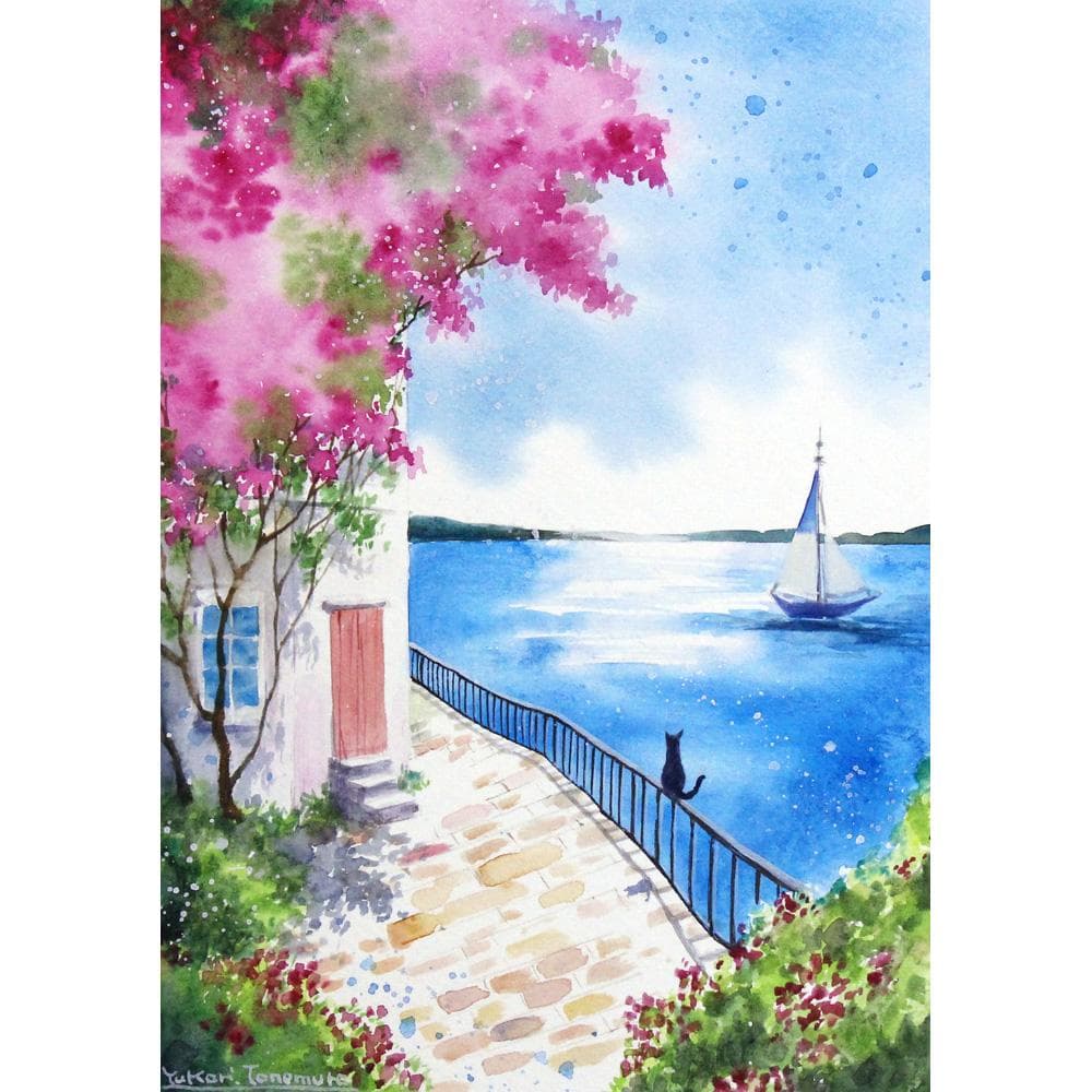 BLUEMOさま専用（原画）海の側の花咲く家 ＃3 ほか 2点おまとめ - メルカリ