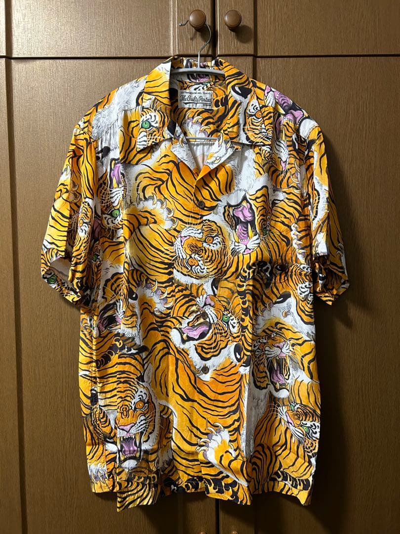 ワコマリア WACKO MARIA GUILTYPARTIES 開襟シャツ　虎柄 WACKO MARIA（ワコマリア） GUILTY PARTIES TWO-TONE 50's SHIRT