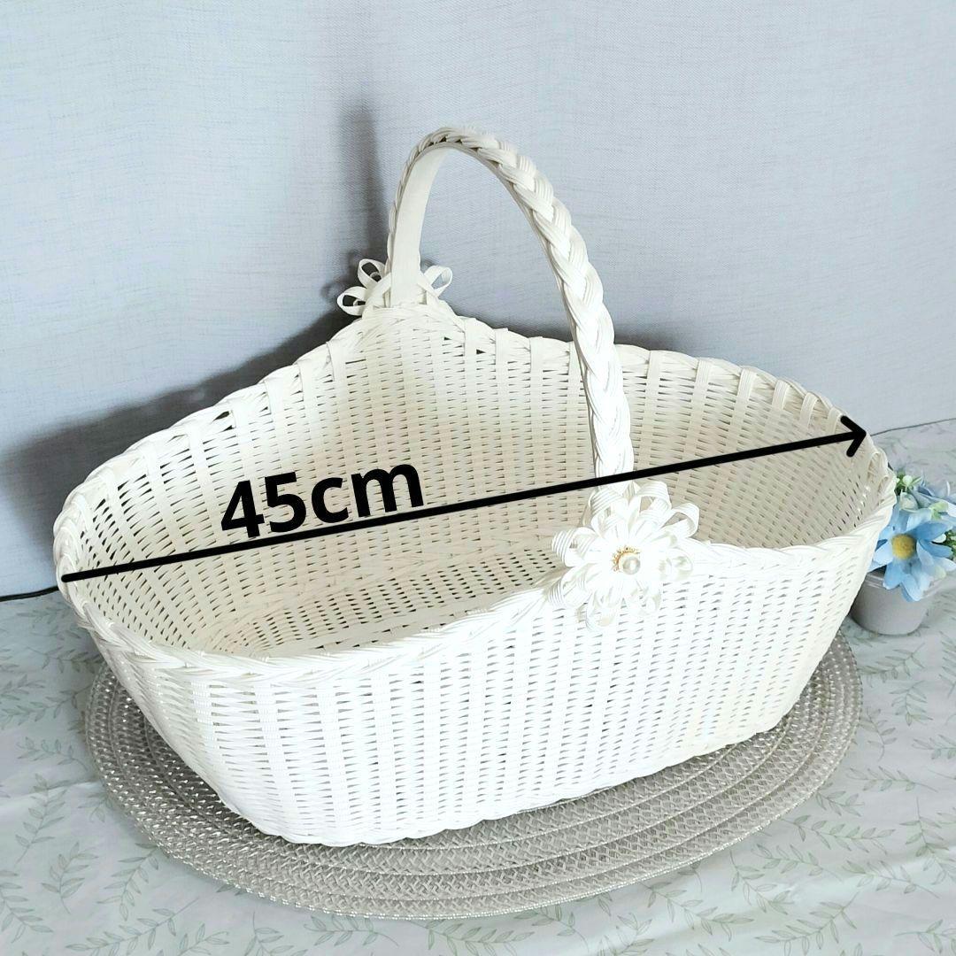 かご バスケット 特大•深型 エコクラフト 結婚式 プチギフト クラフト