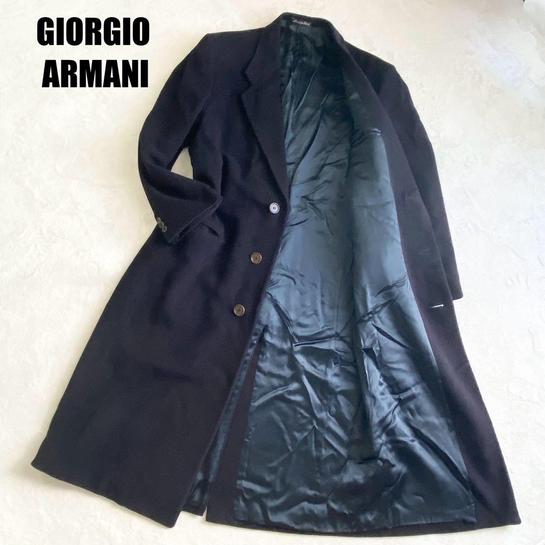 Giorgio Armani ネイビー チェスターコート 新品