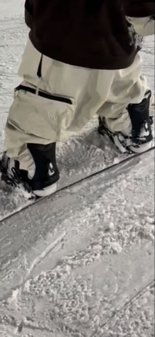 25-26 MAHF スノーボードウェア ビブパンツ ホワイト L