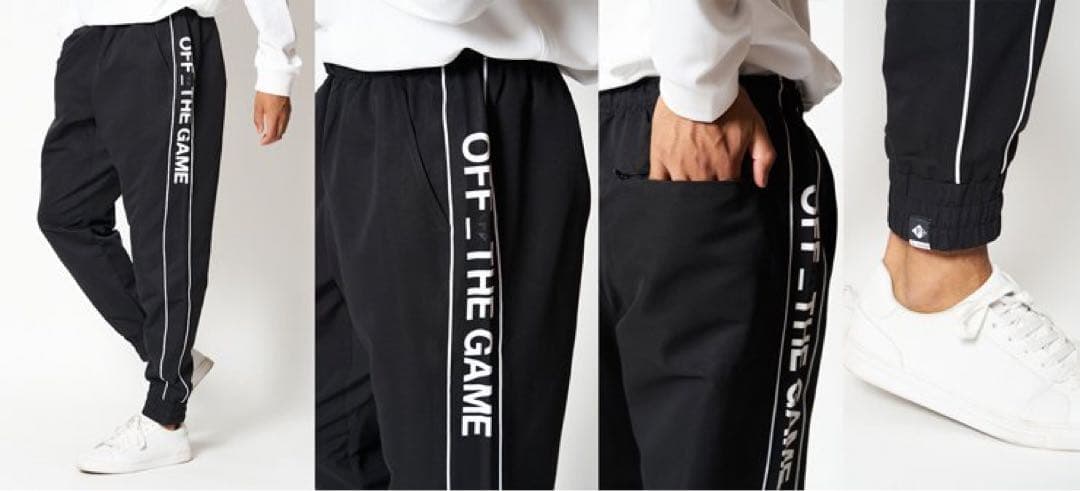 美品】日本ハム OFF_THE_GAME ウィンドブレーカーパンツ Lサイズ